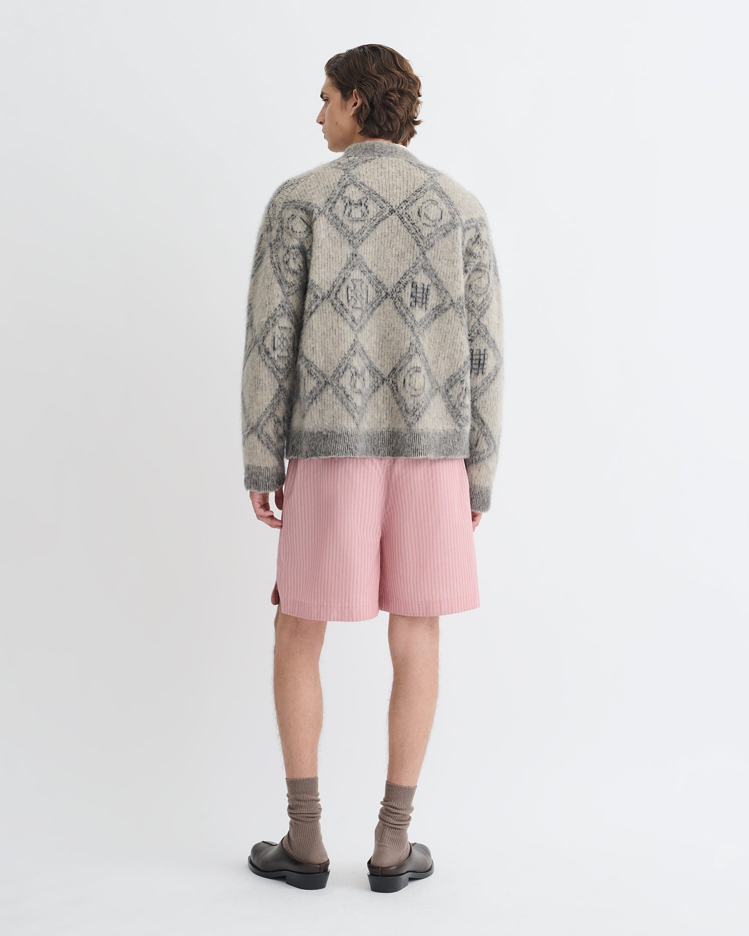 Brushed Alpaca Cardigan - 5