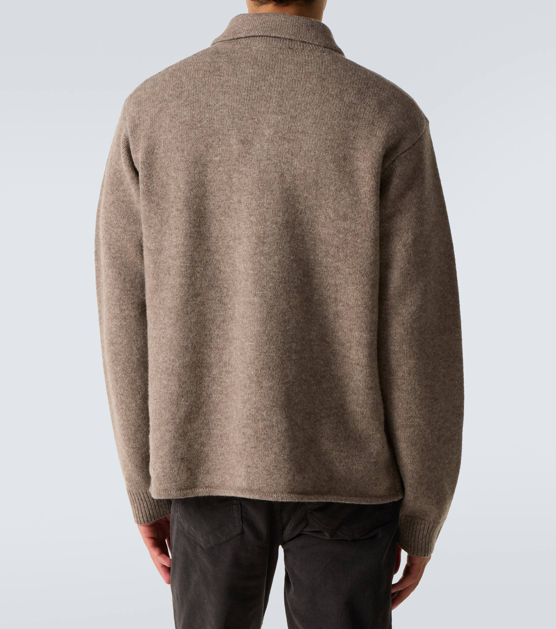 Yak and wool cardigan - 4
