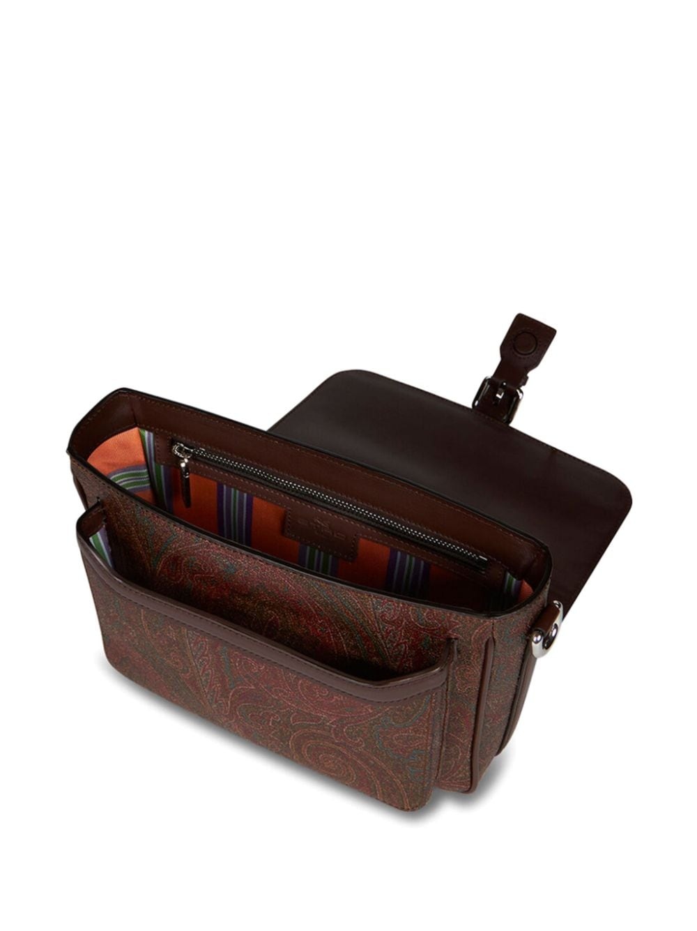 Etro Essential bandana-print crossbody bag - 6
