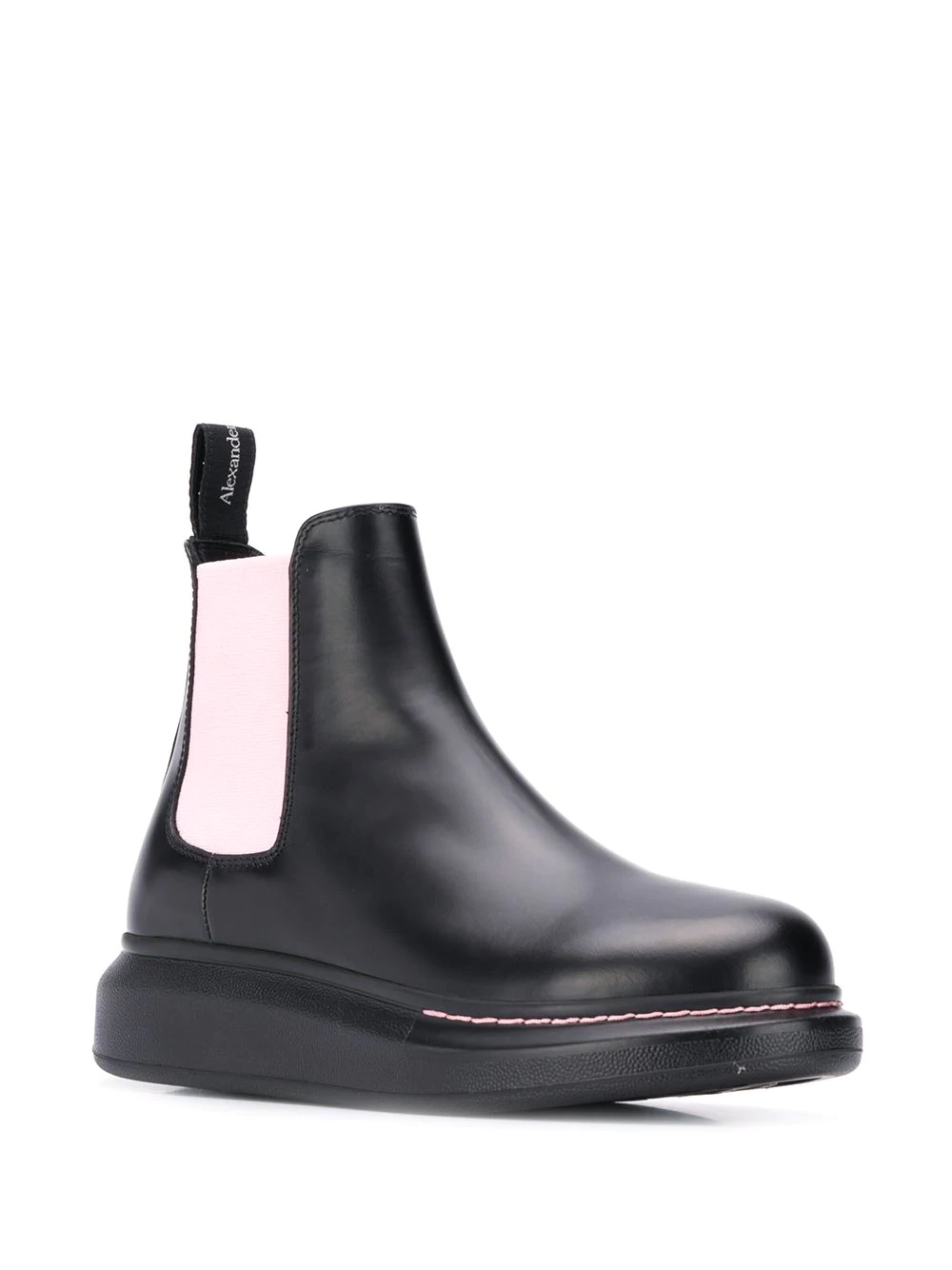 contrast panels chelsea boots - 2