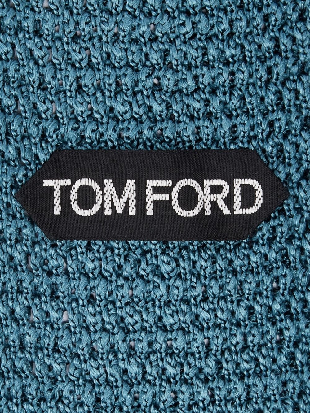 knitted silk tie - 2
