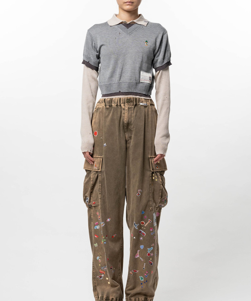 Triple Layered Knit Sweater 4