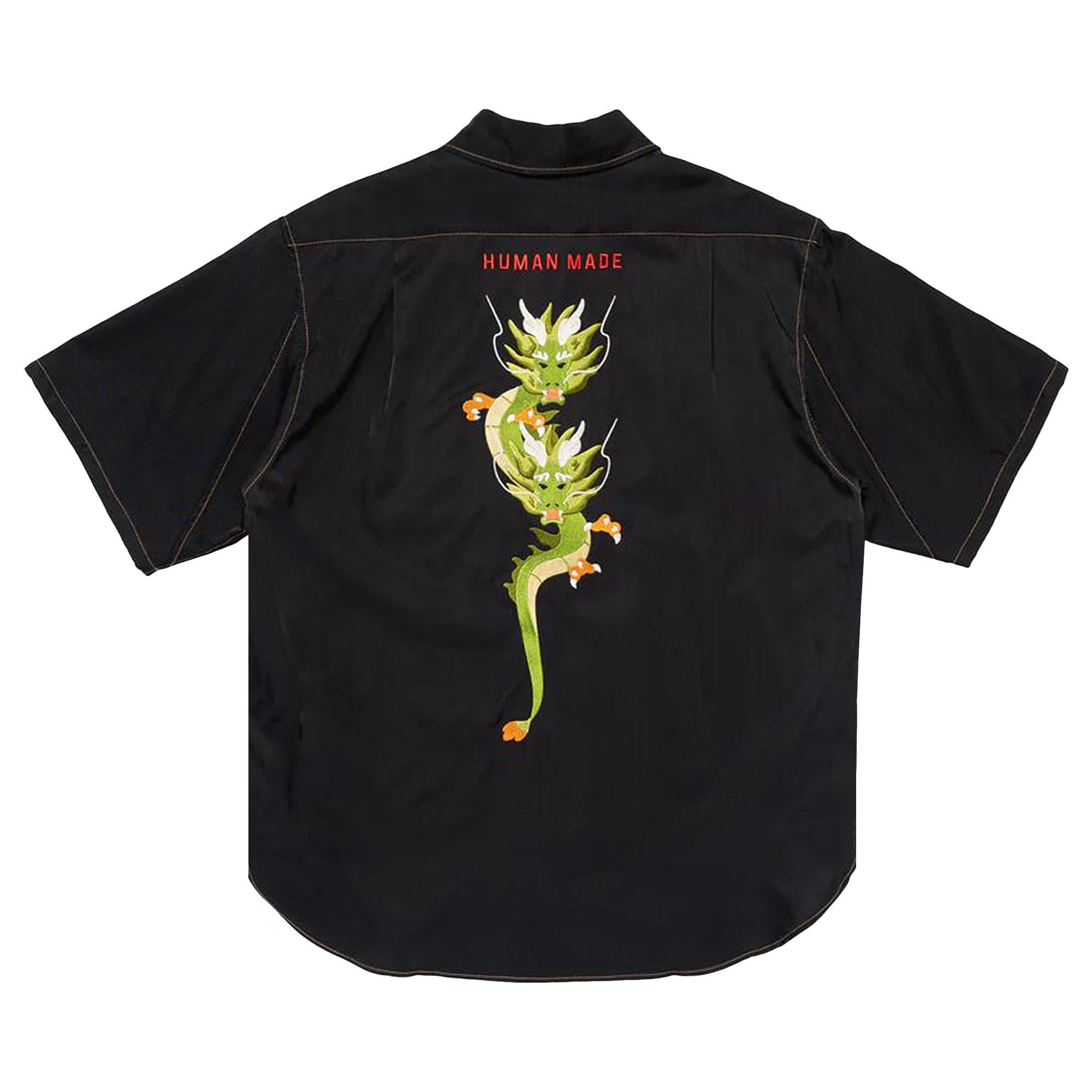 Human Made Dragon Short-Sleeve Shirt 'Black' - 2