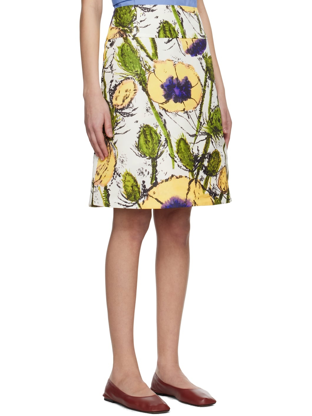 Multicolor Petal Midi Skirt - 2
