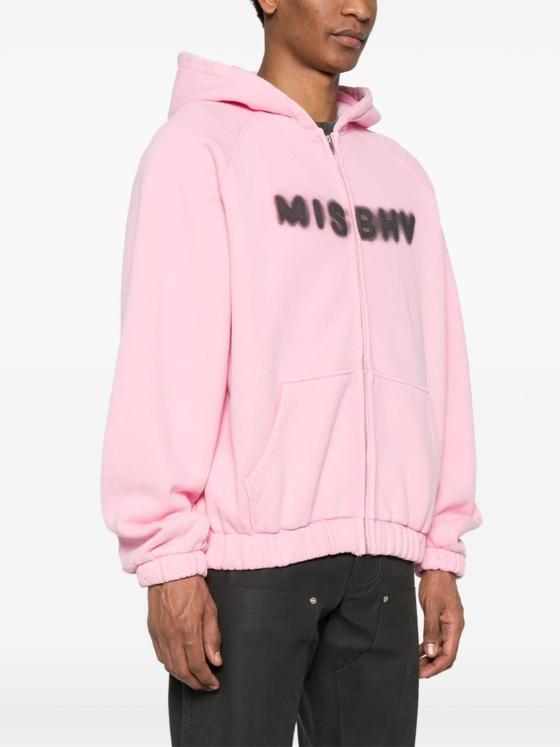 logo-print cotton hoodie 3