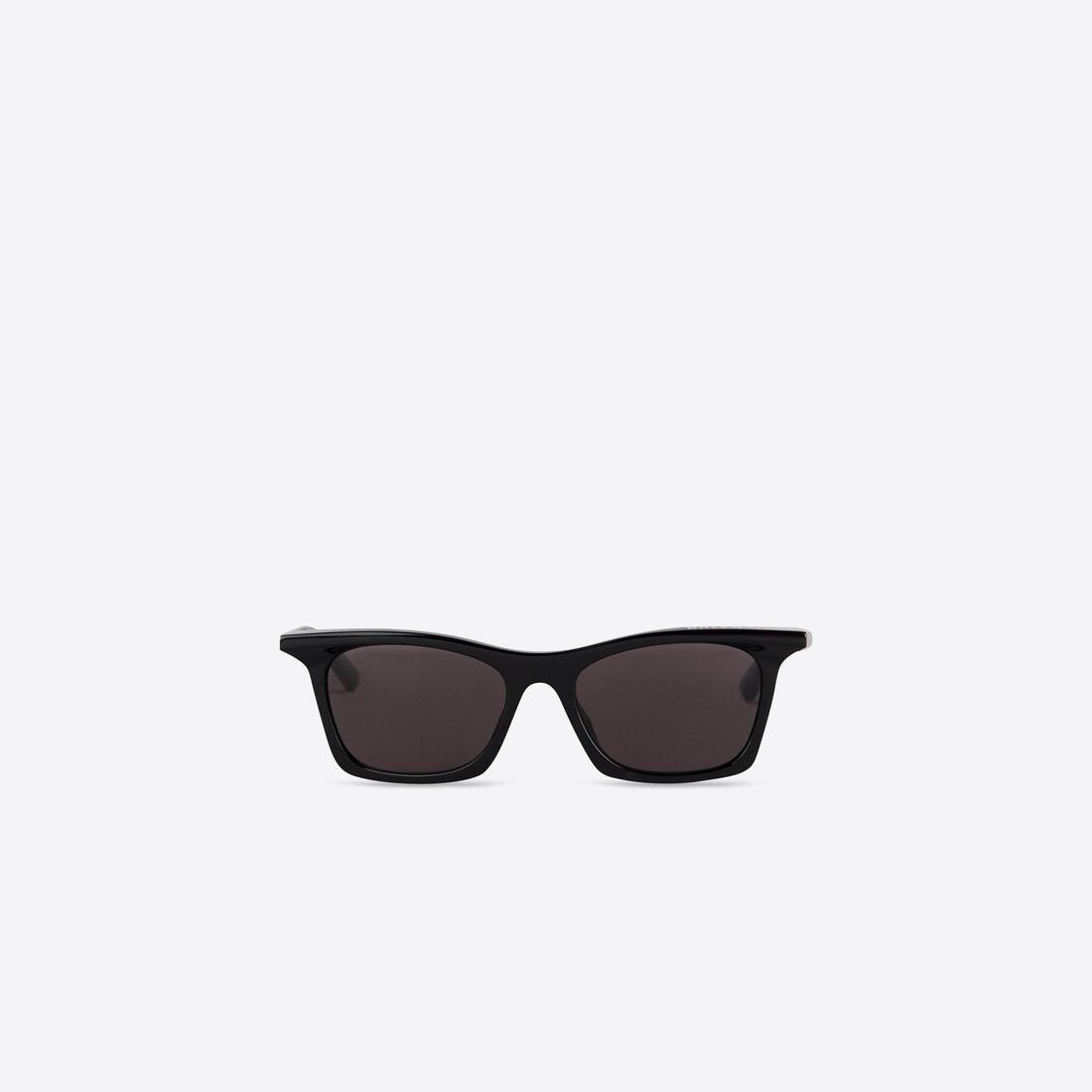 Rim Rectangle Sunglasses in Black - 1