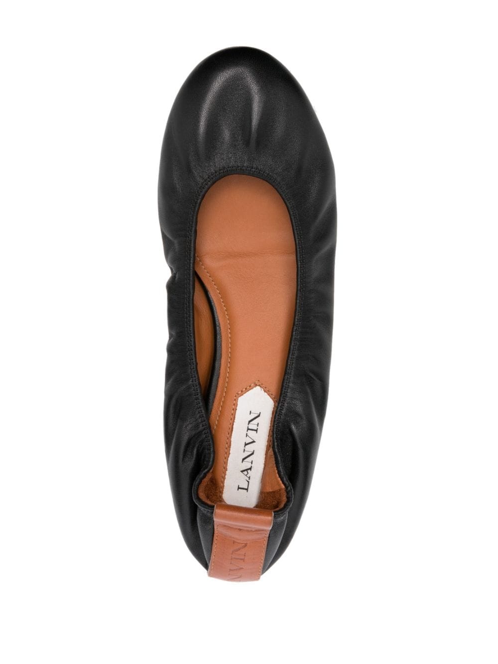 leather ballerina shoes - 4