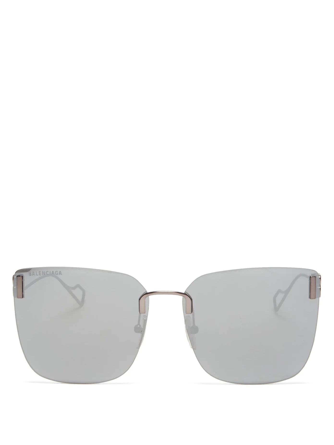 Square metal sunglasses - 1