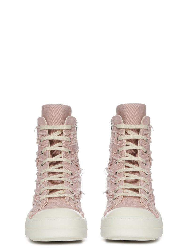 Slashed high-top sneakers 2