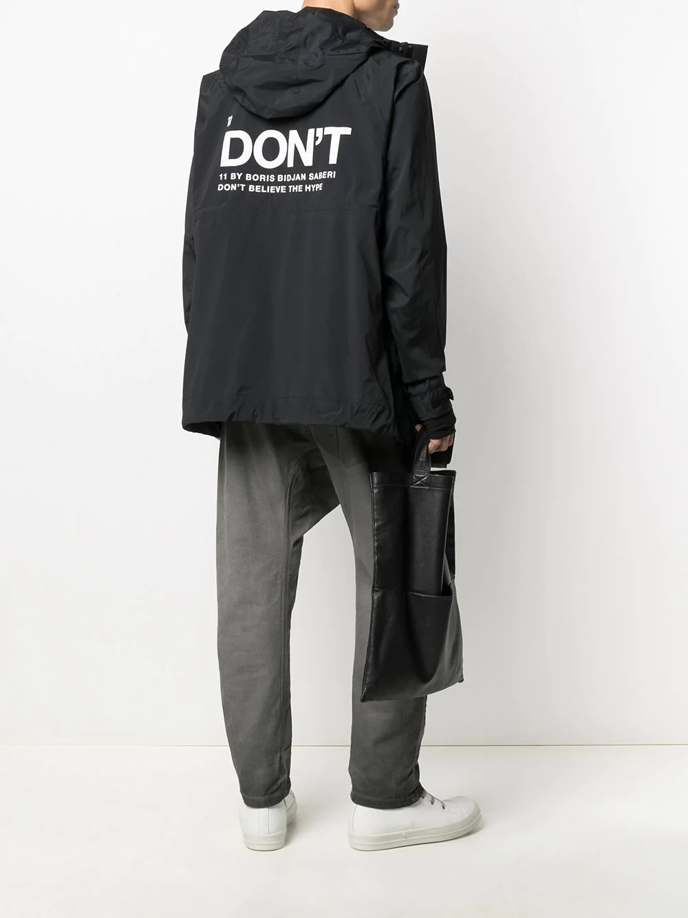 lightweight jacket with slogan print - 2