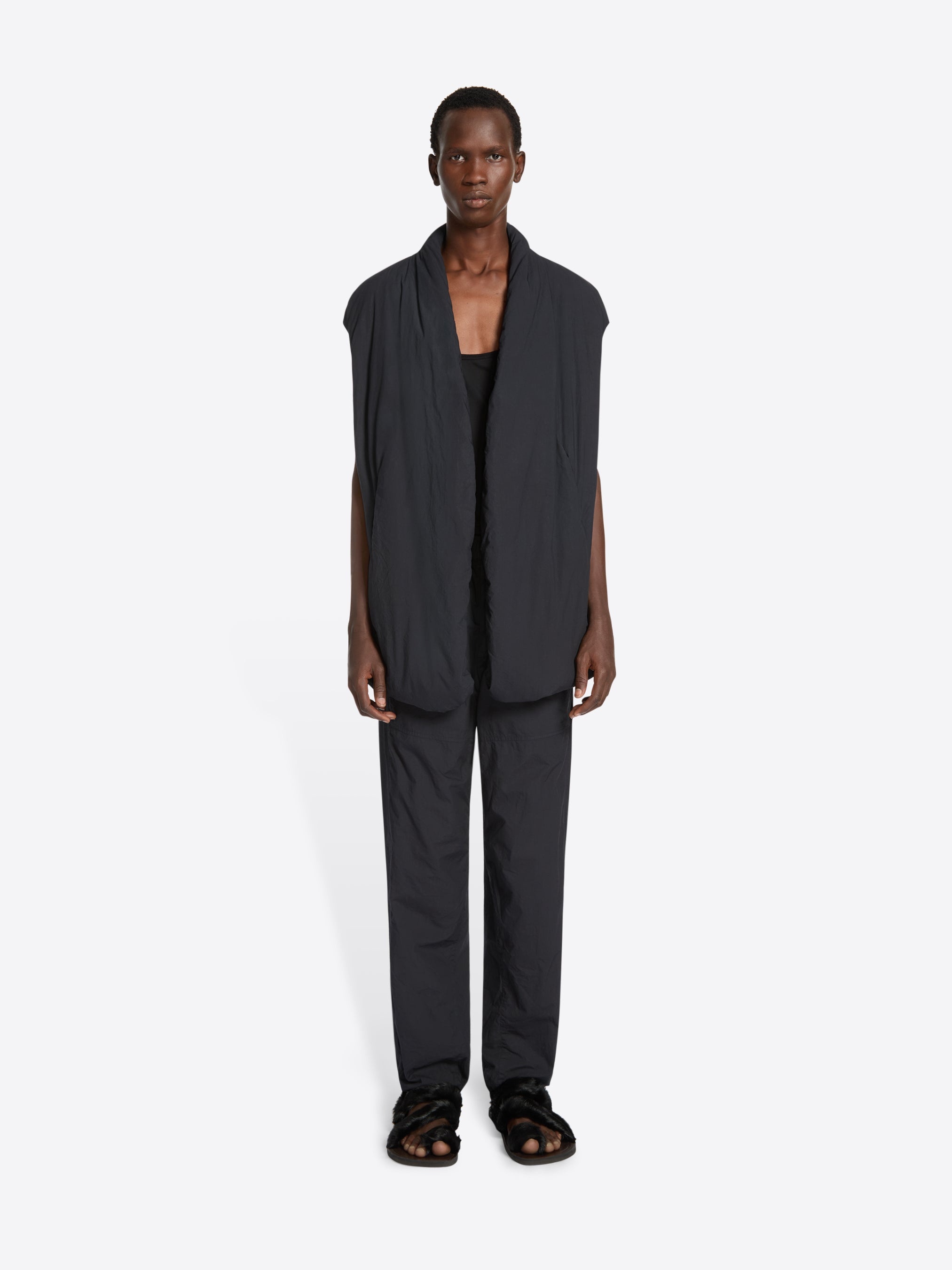OVERDYED COTTON VEST - 2