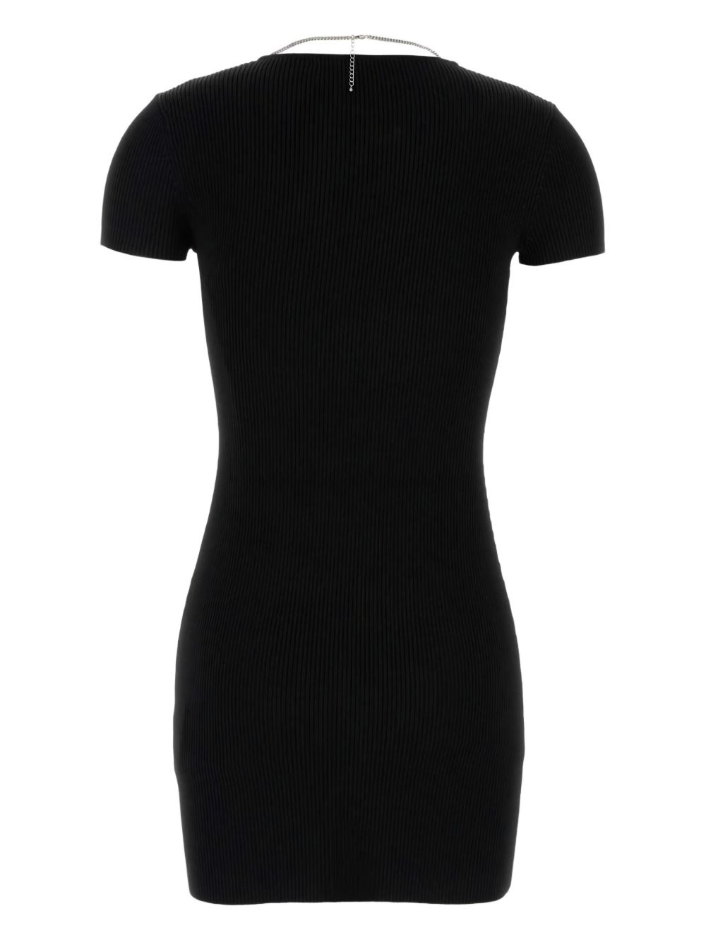 ribbed short-sleeve dress - 2