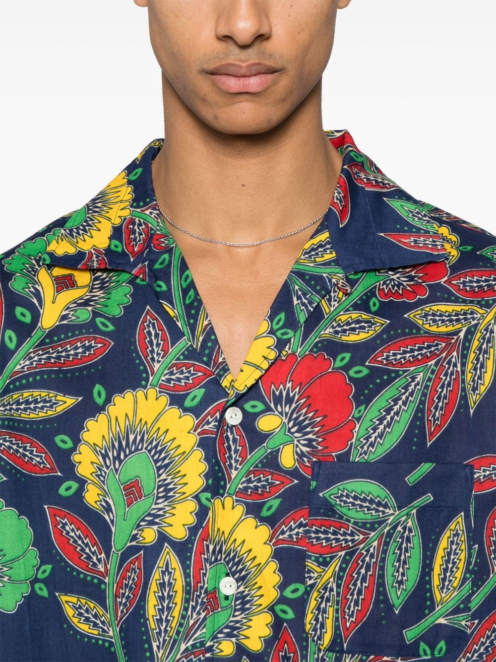 floral-print shirt - 5