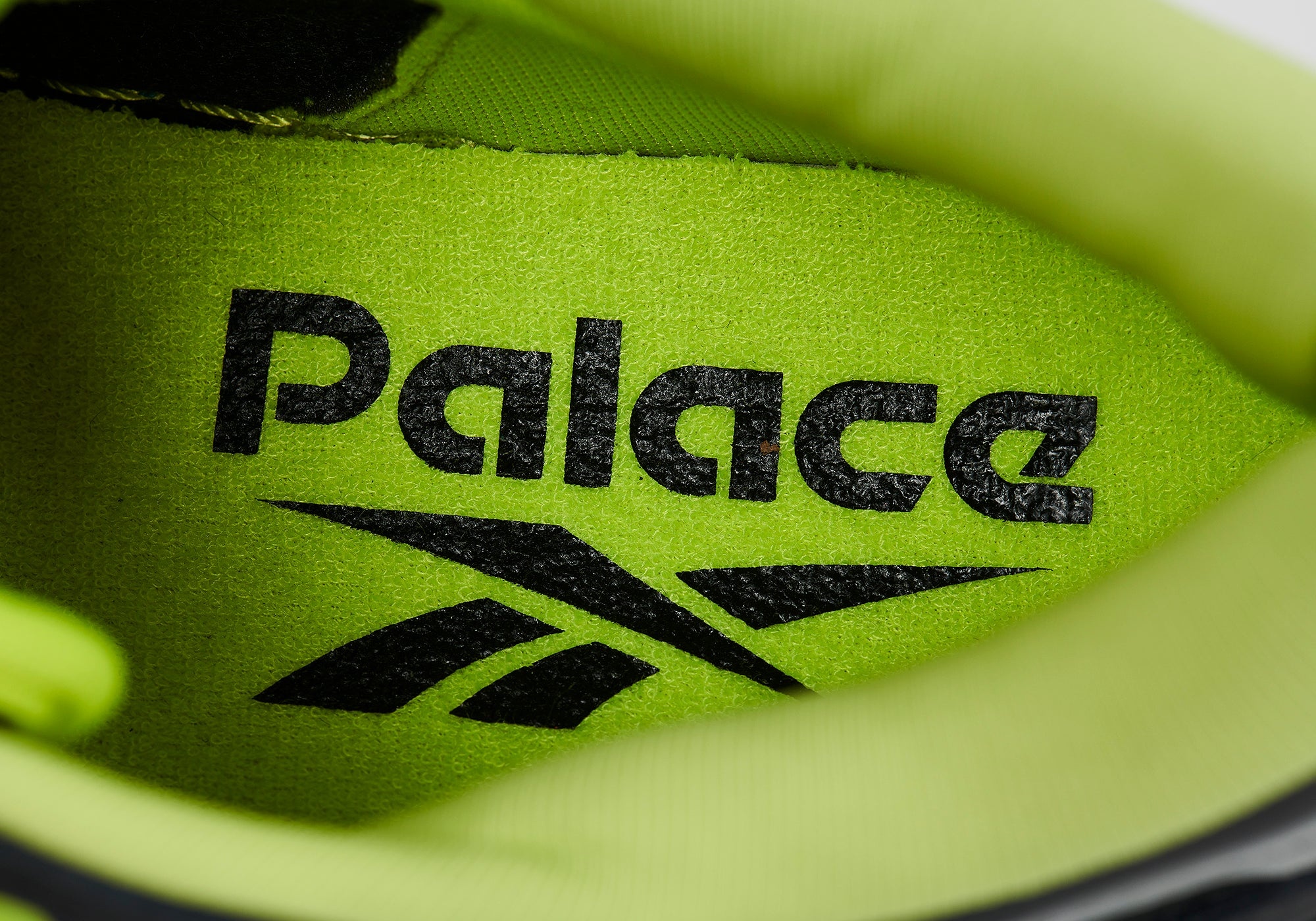 PALACE REEBOK CLUB C MID II REVENGE CORE BLACK / ACID YELLOW / FOOTWEAR WHITE - 8