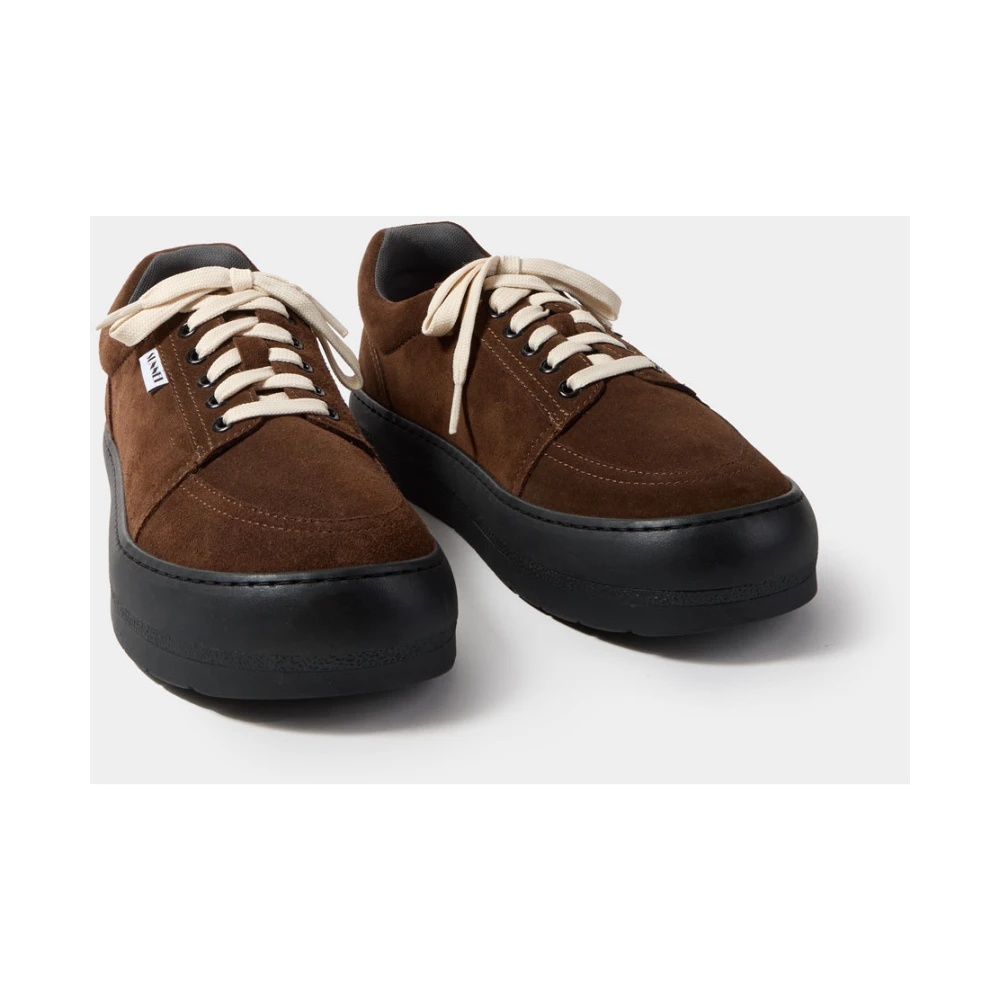 【関税込み】Sneakers Dreamy - Sunnei - Leather - Chocolate Autre Marque Sneakers Dreamy - Sunnei - Leather - Chocolate