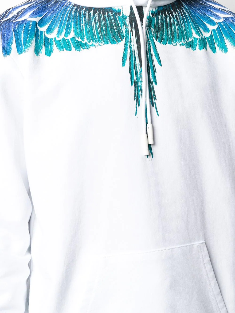 Wings print hoodie - 5