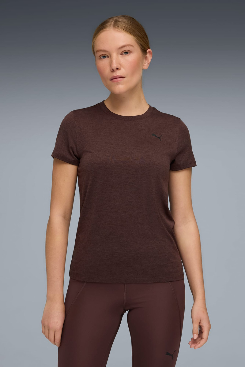 PUMA Train All Day Essentials Women's Heather Training Tee outlook
