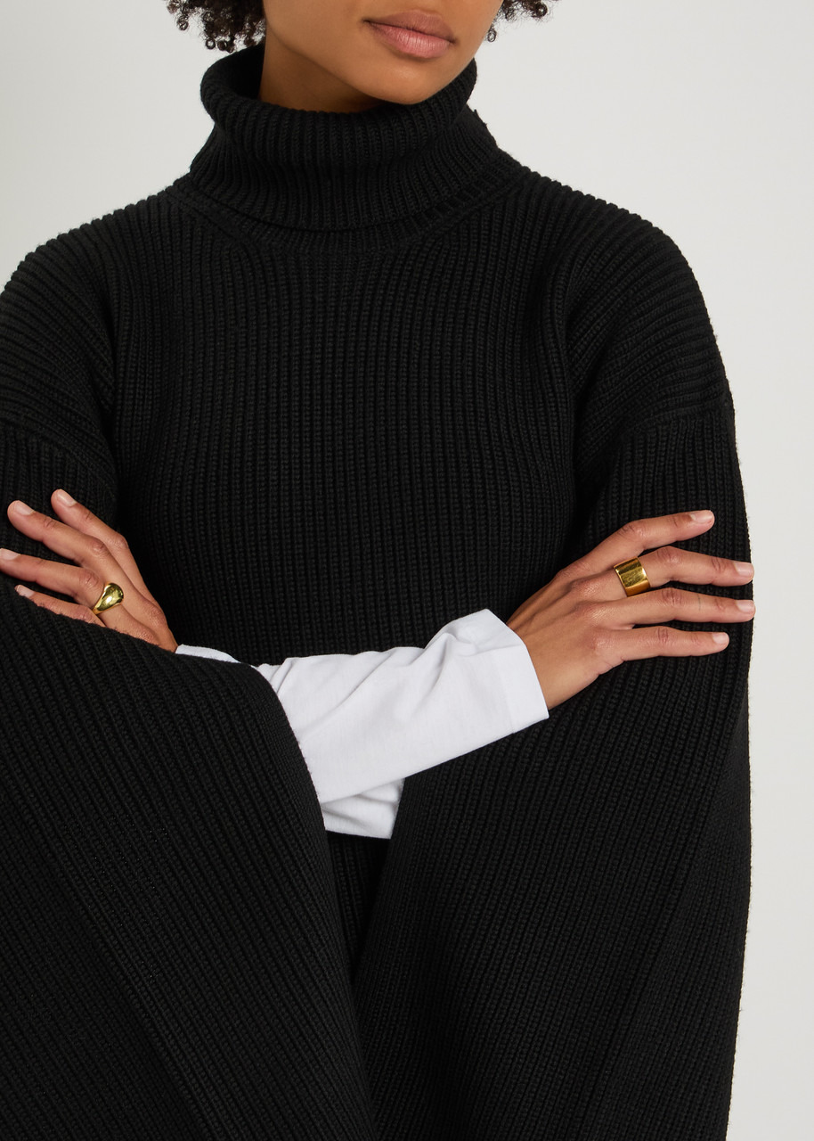 Toteme Slit Sleeve Ribbed Knit Jumper - 5