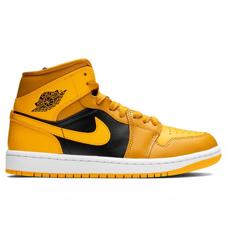 AIR JORDAN 1 MID WOMEN'S - CHUTNEY/TAXI/BLACK - 1