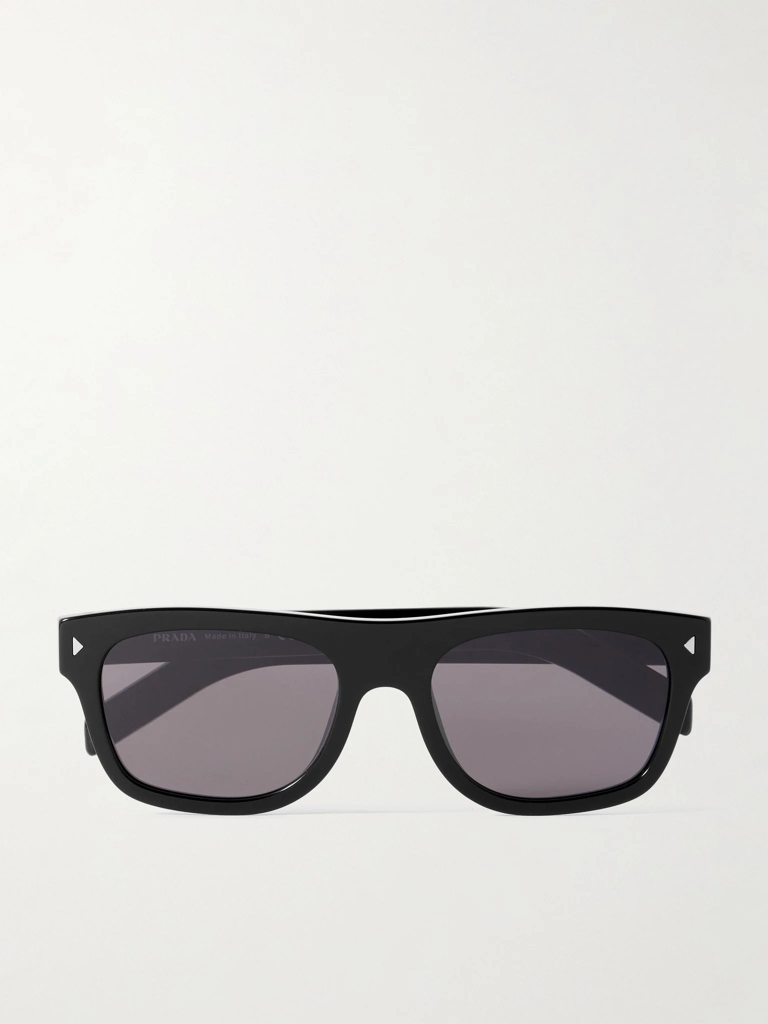 D-Frame Acetate Sunglasses Black - 1