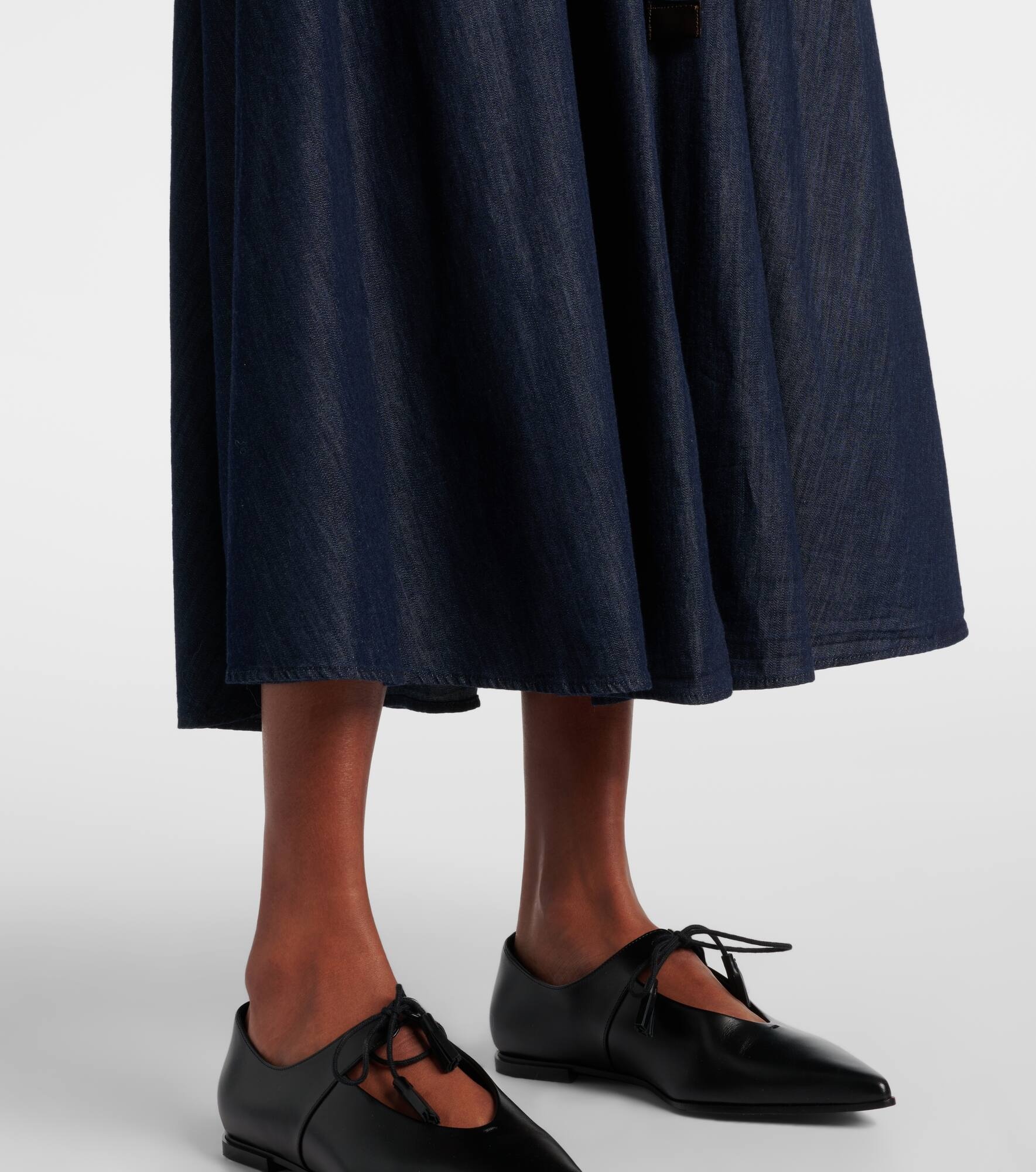 Amanda chambray maxi skirt - 5