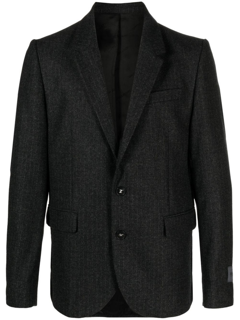 Viks striped single-breasted blazer 1