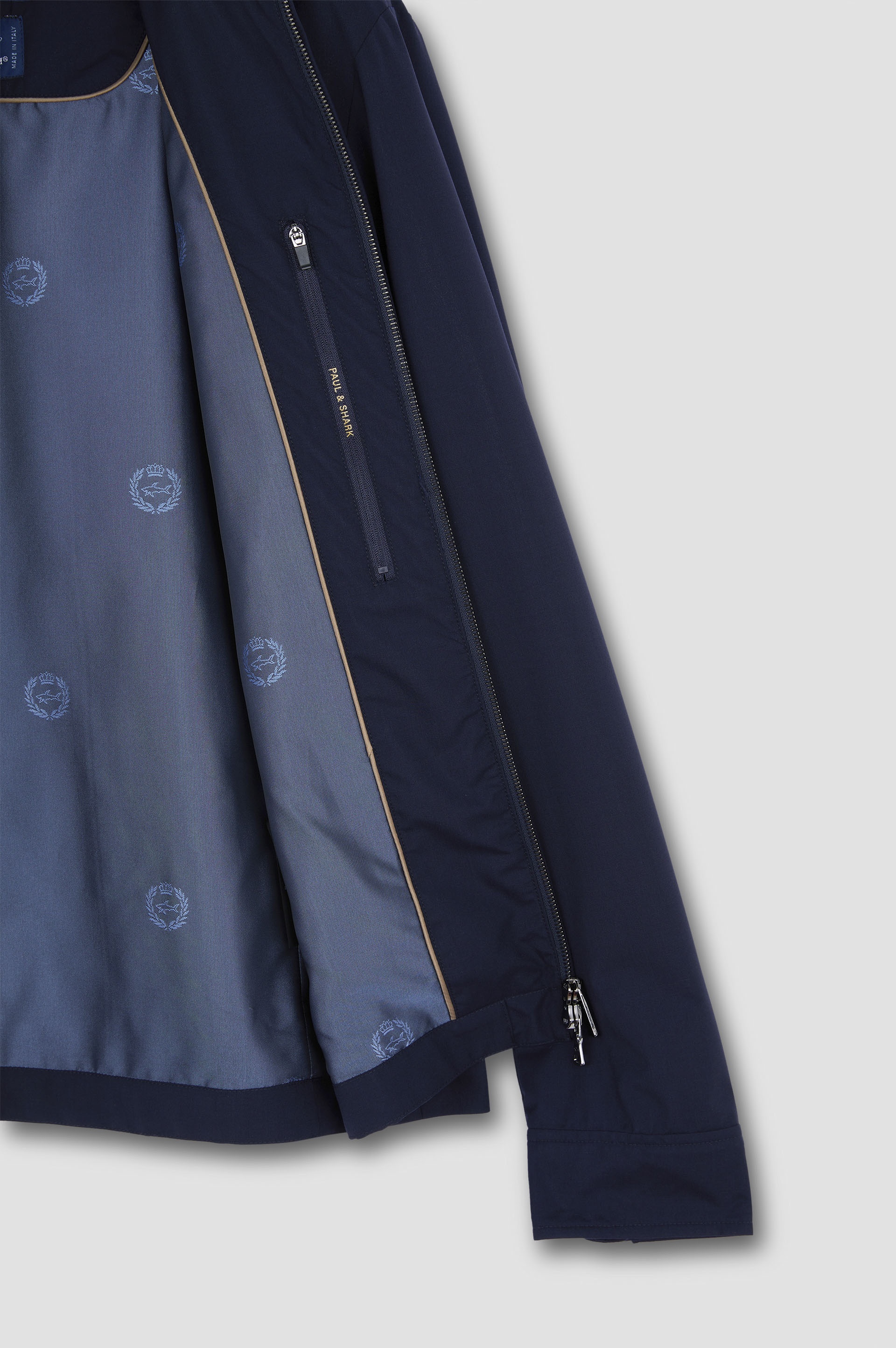 WOOL AND SILK BOMBER - 7