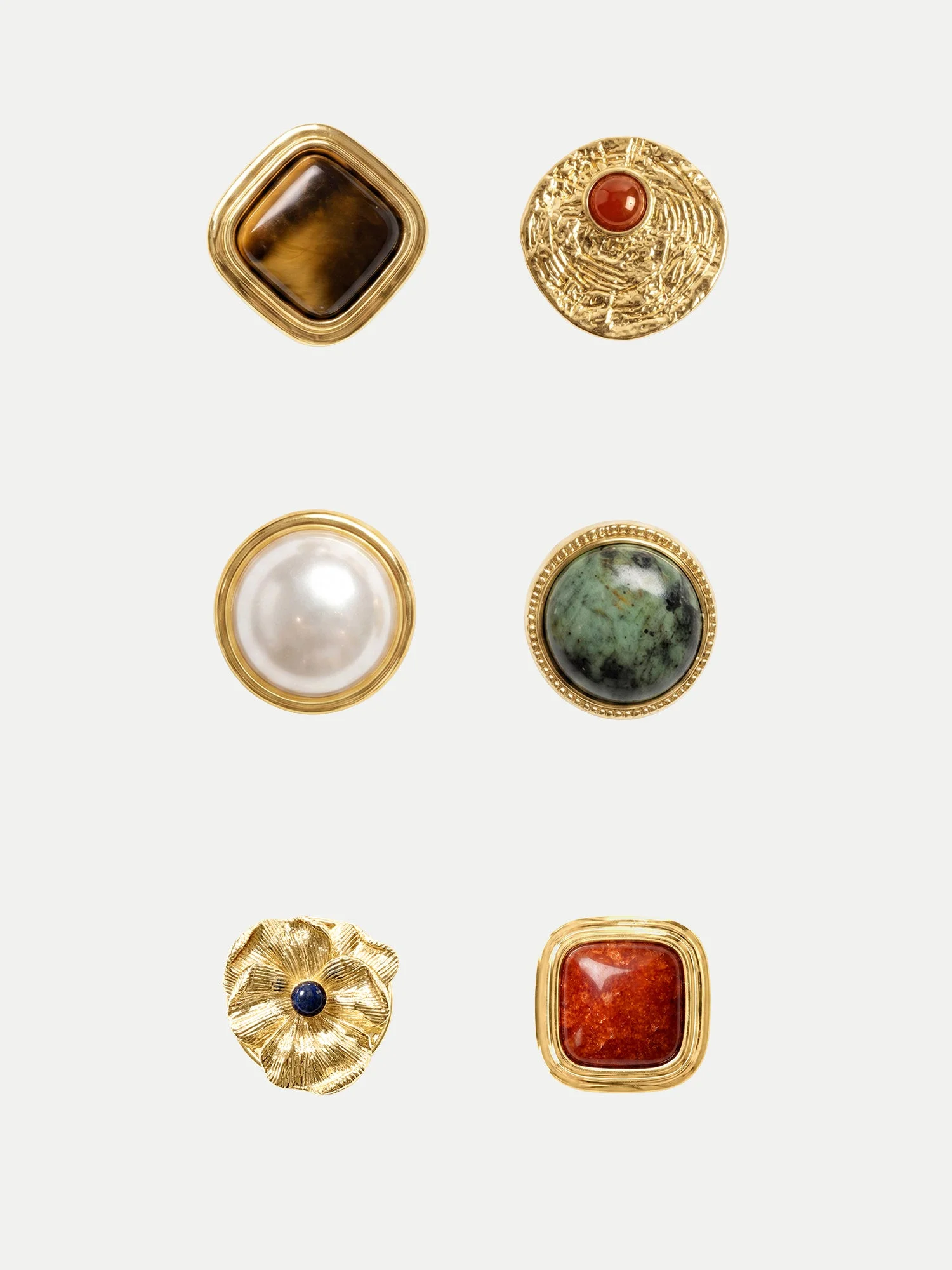 STATEMENT SHIRT BUTTON COVERS - 1