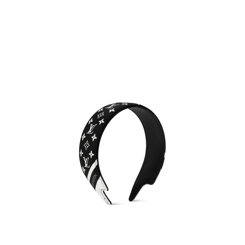 LV Outline Silk Headband 1