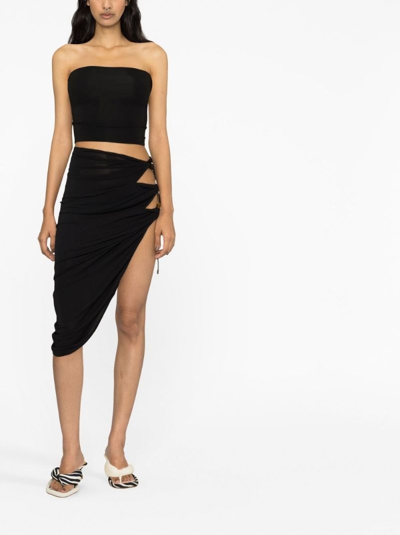 Perola cut-out midi skirt - 2