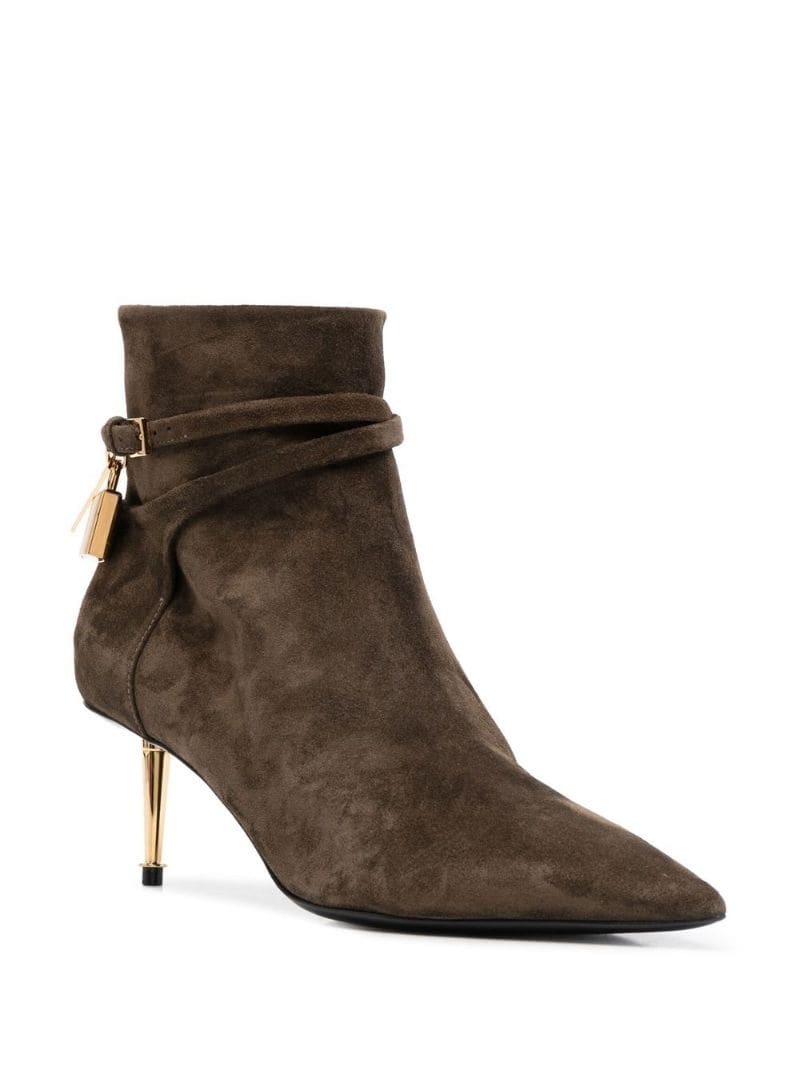 Padlock suede boots - 2