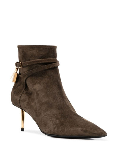 TOM FORD Padlock suede boots outlook