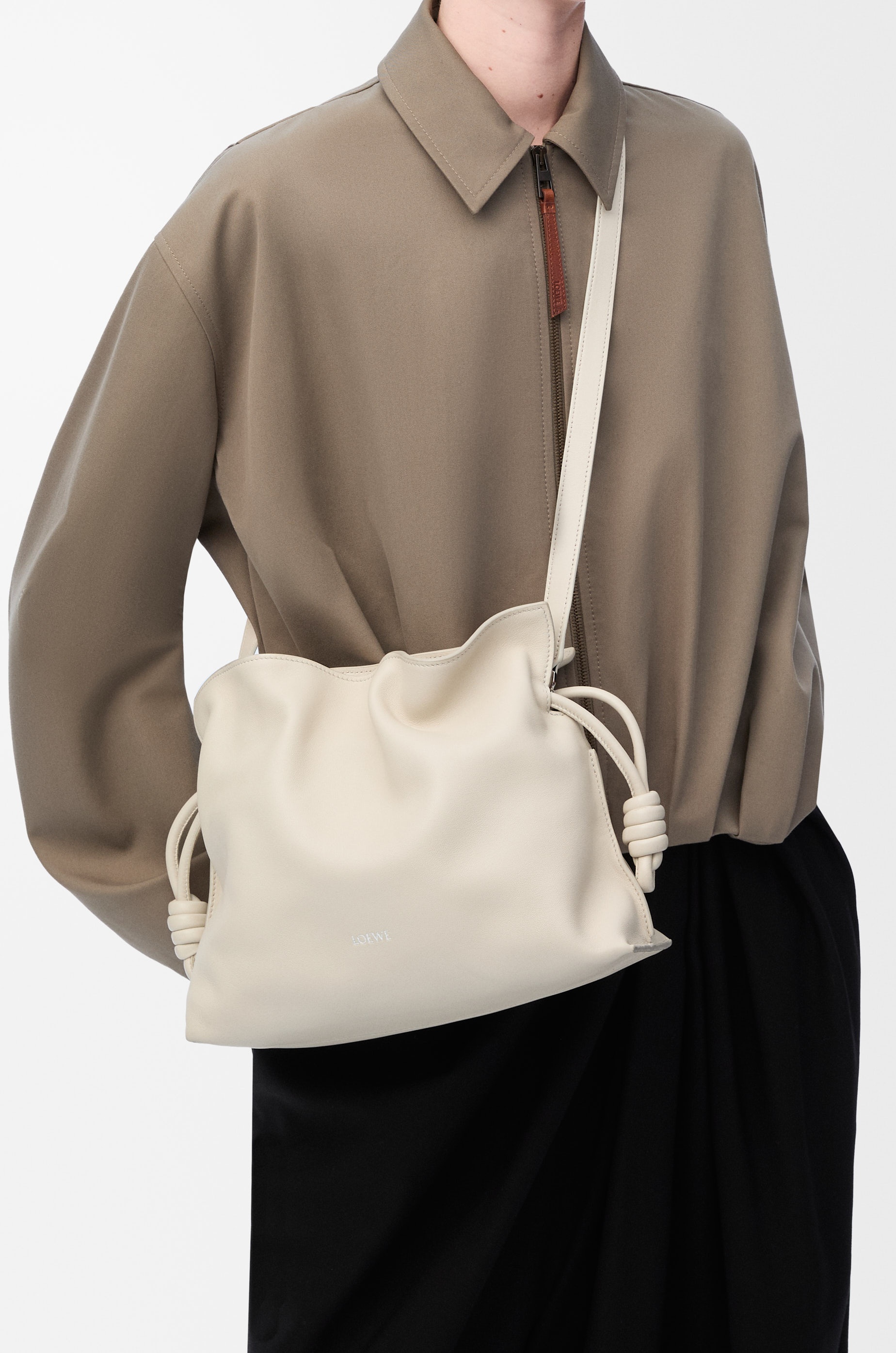 Medium Flamenco clutch in nappa calfskin - 2