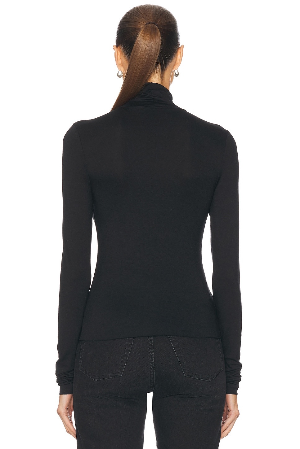 Fitted Turtleneck Top - 3