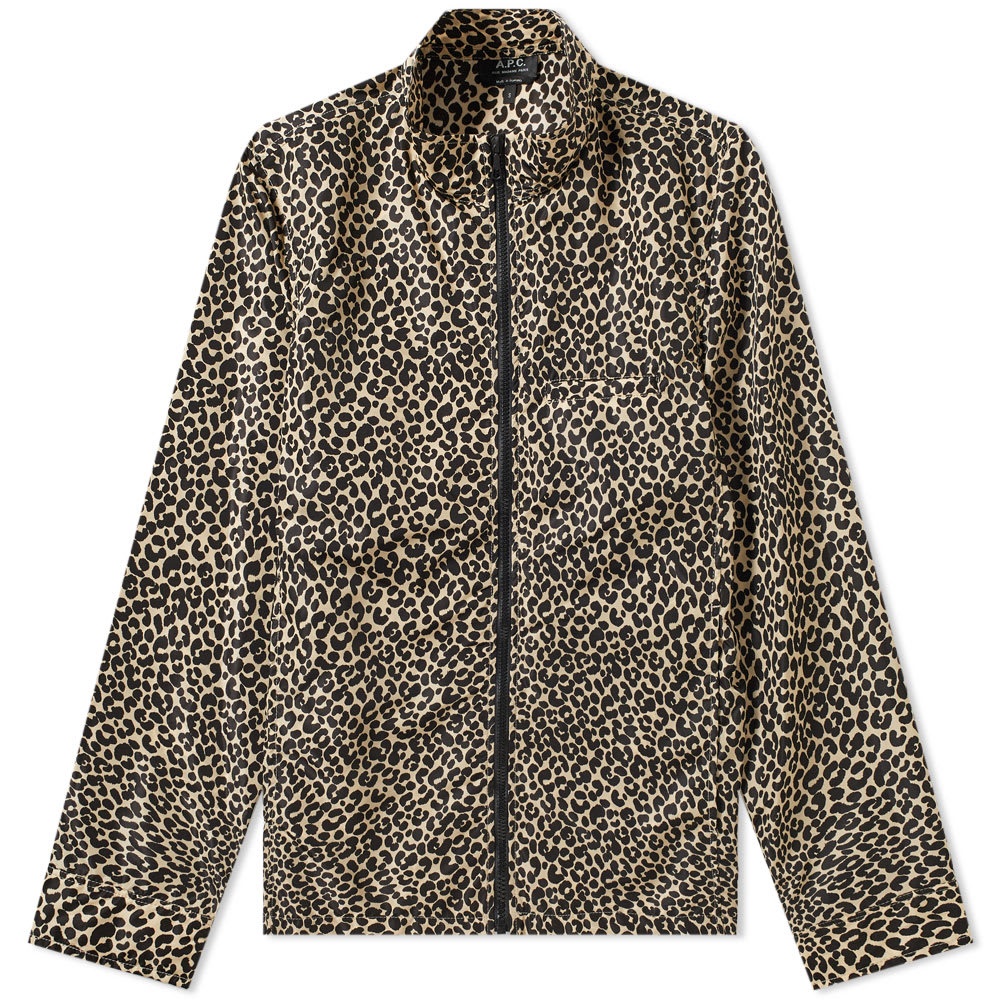 A.P.C. Leopard Print Mud Windbreaker - 1