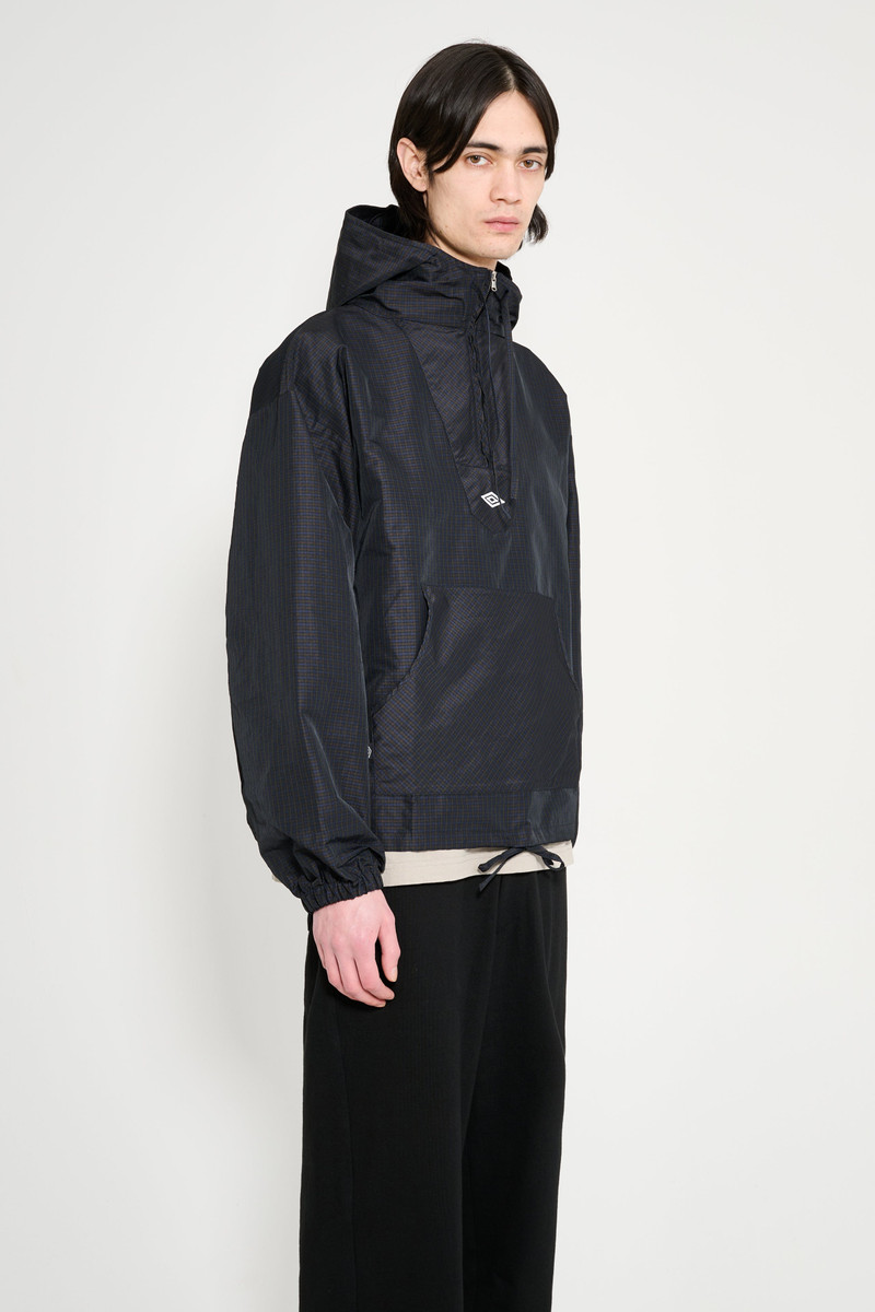 umbro UMBRO CHECK MASK ANORAK NAVY / DARK BROWN outlook