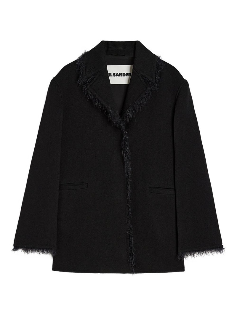 feather-trimmed jacket 1