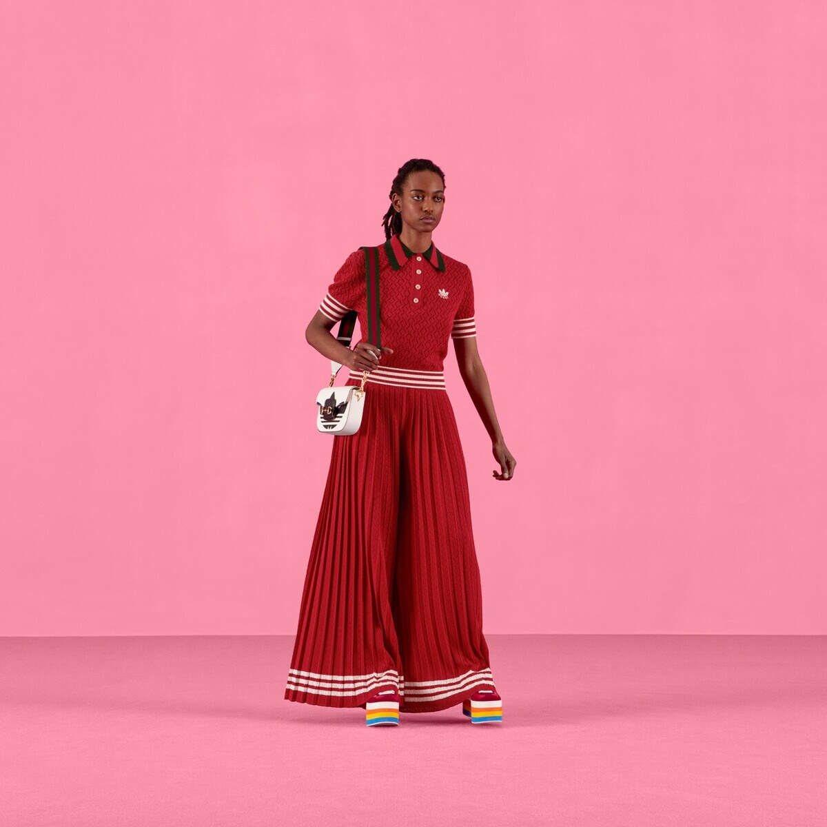 adidas x Gucci wide pants - 2