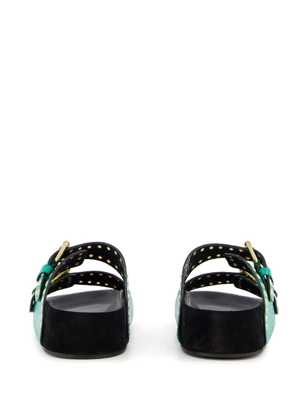 leather slides - 4