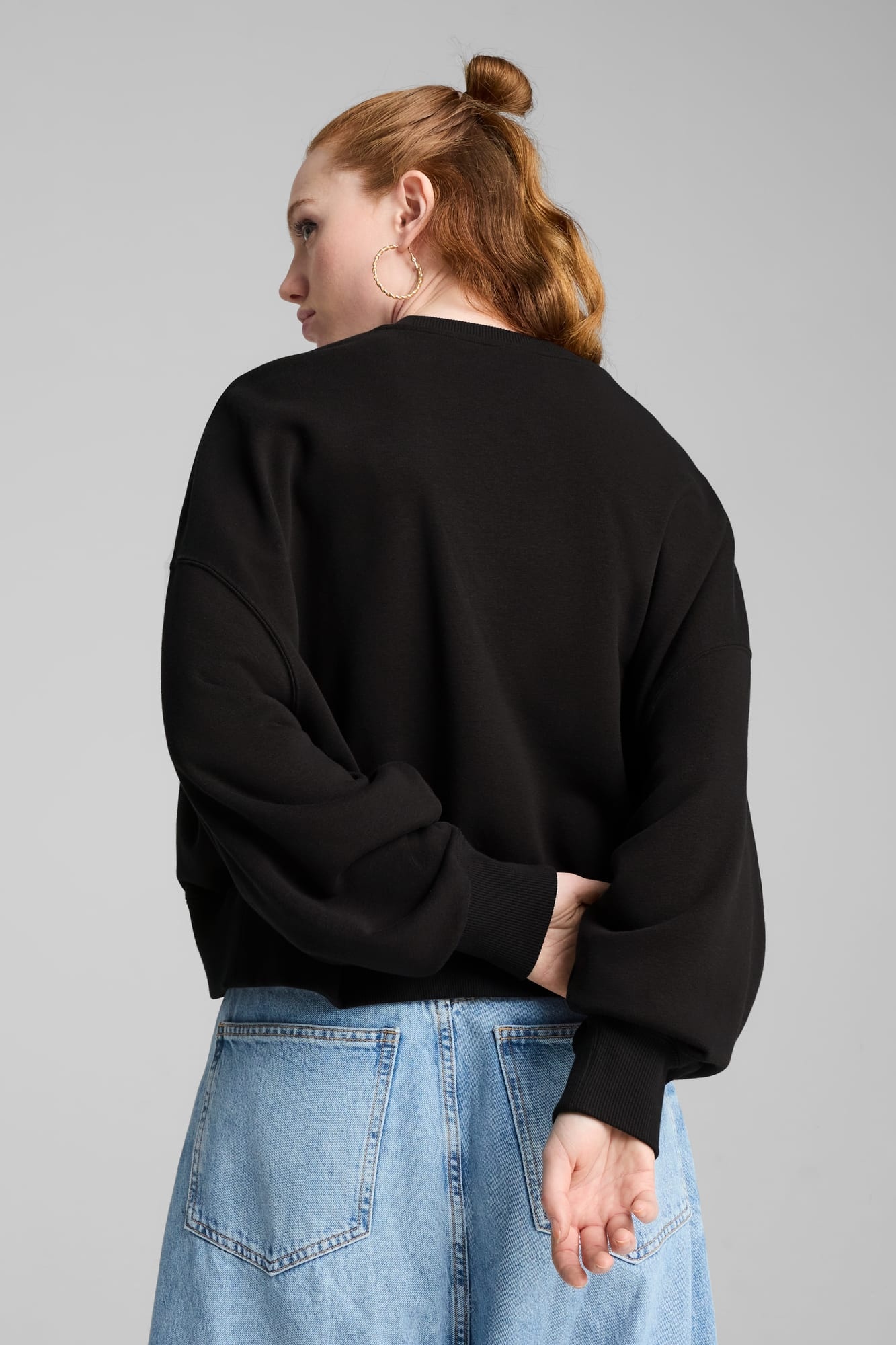 Wardrobe Essentials Women's Oversized Crew Sweatshirt - 6