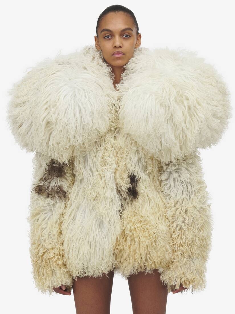 Exploded Shearling Coat - 6