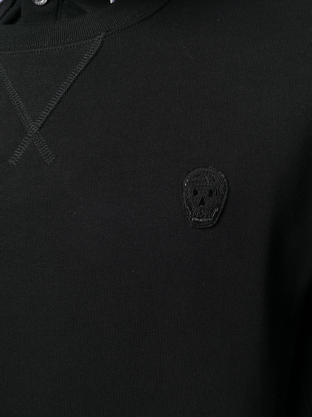 skull patch sweatshirt - 5