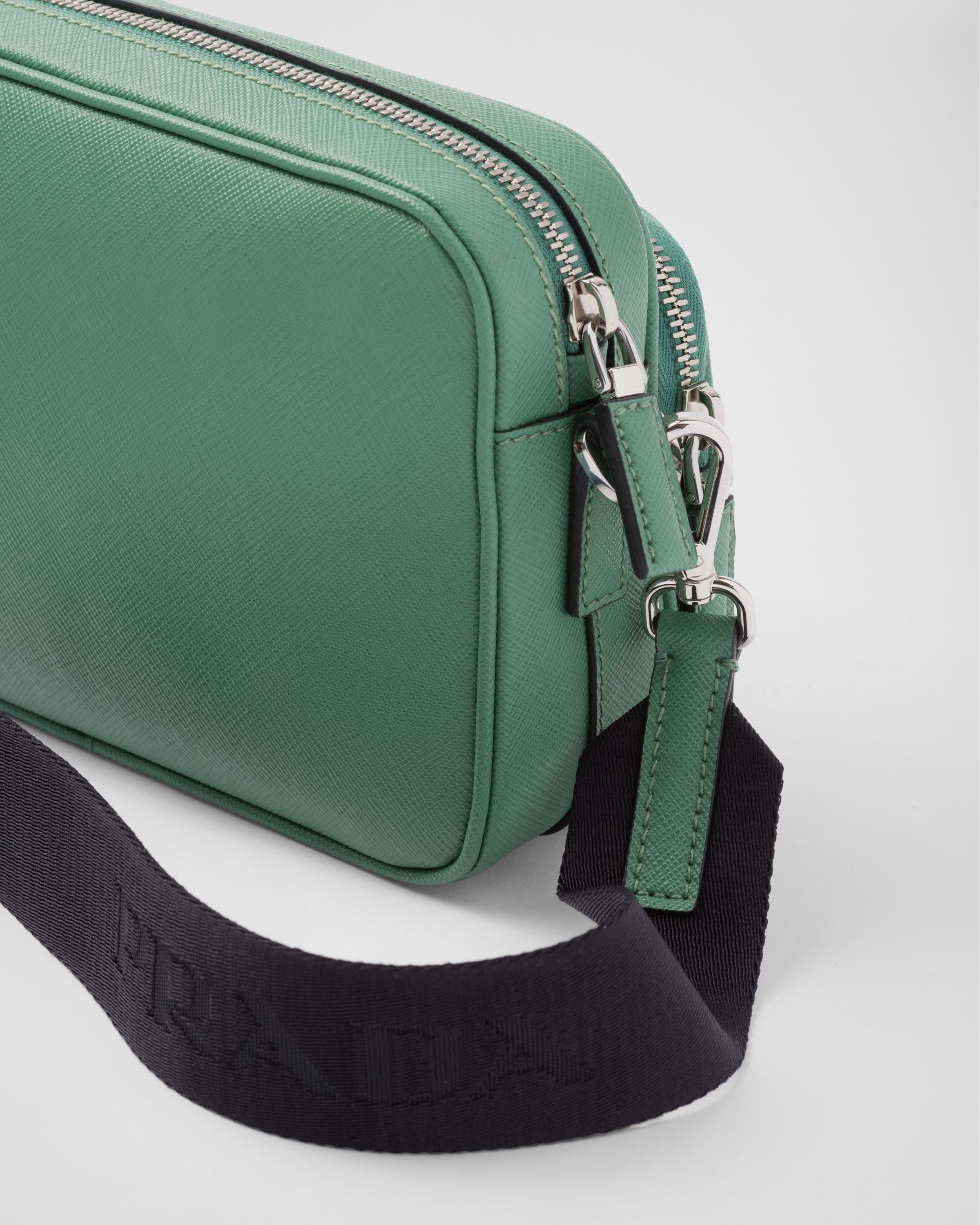 Saffiano leather shoulder bag - 7