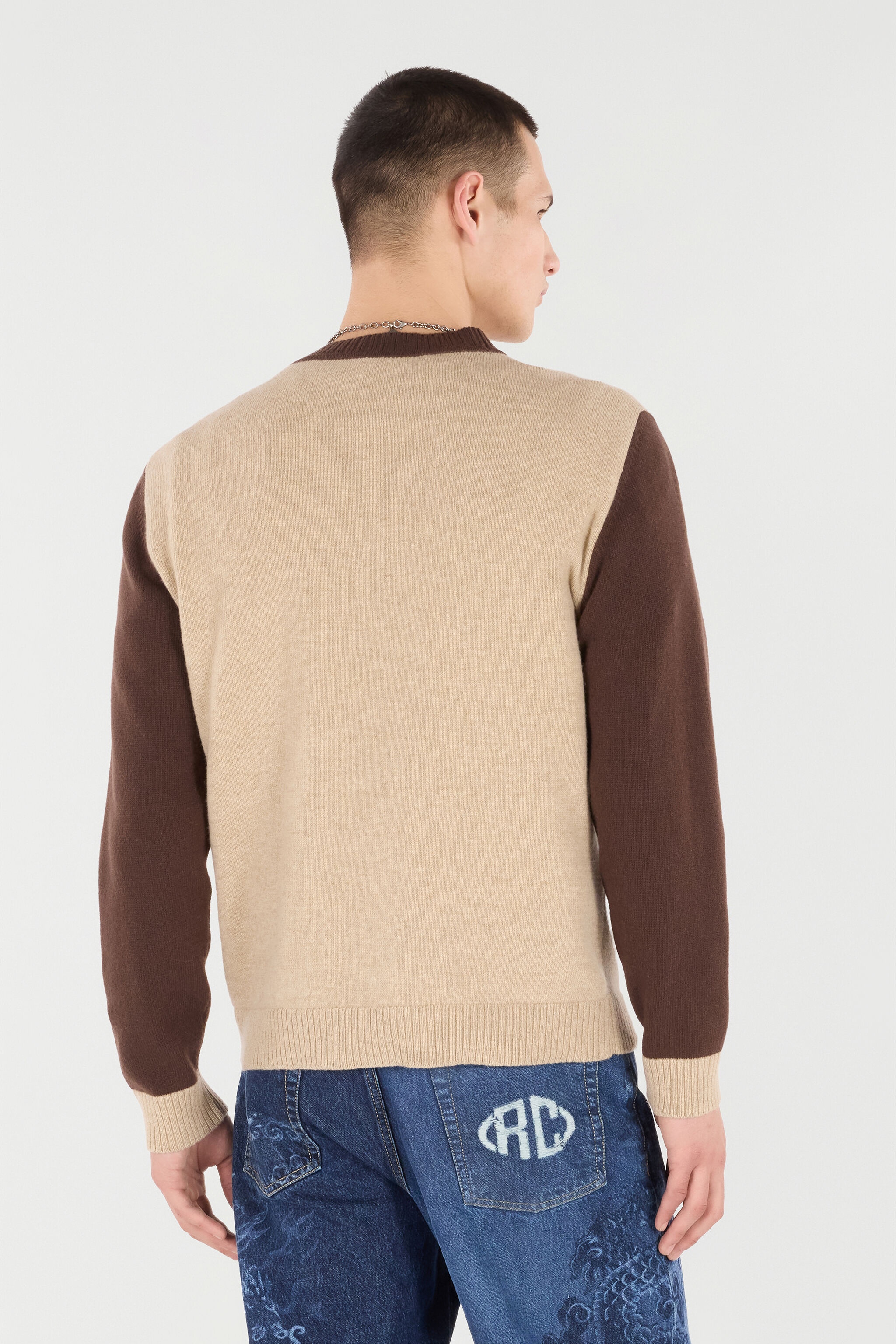 Cardigan With RC Monogram Patch - 4