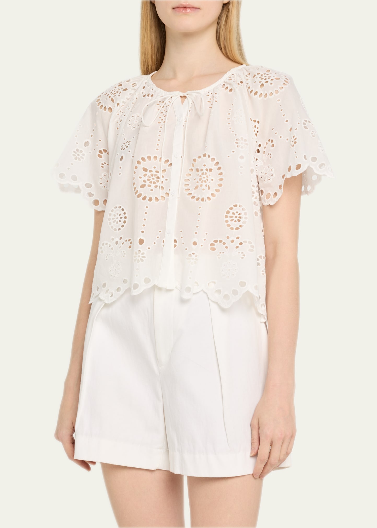 Broderie Blouse - 4