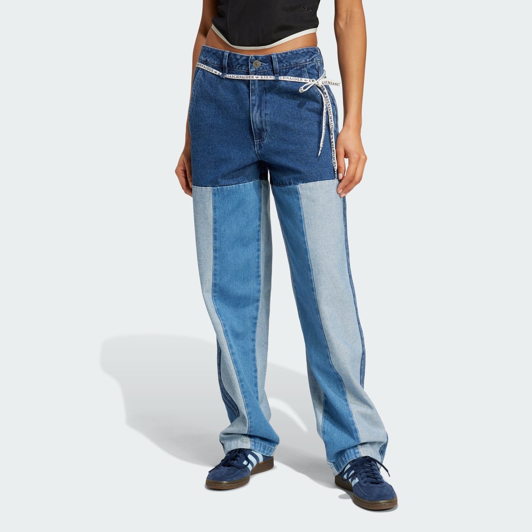 Kseniaschnaider Patchwork Straight Leg Jeans - 2