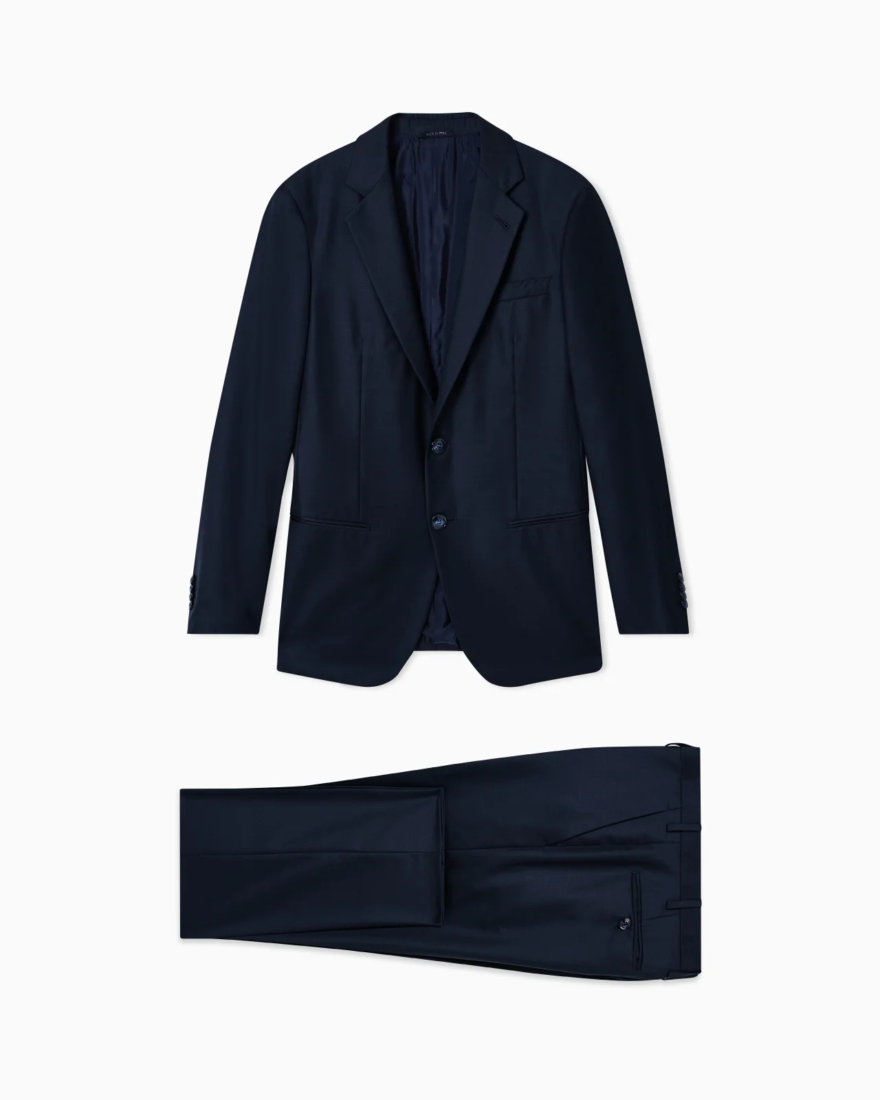 MANHATTAN LINE VIRGIN-WOOL SINGLE-BREASTED SUIT - 1