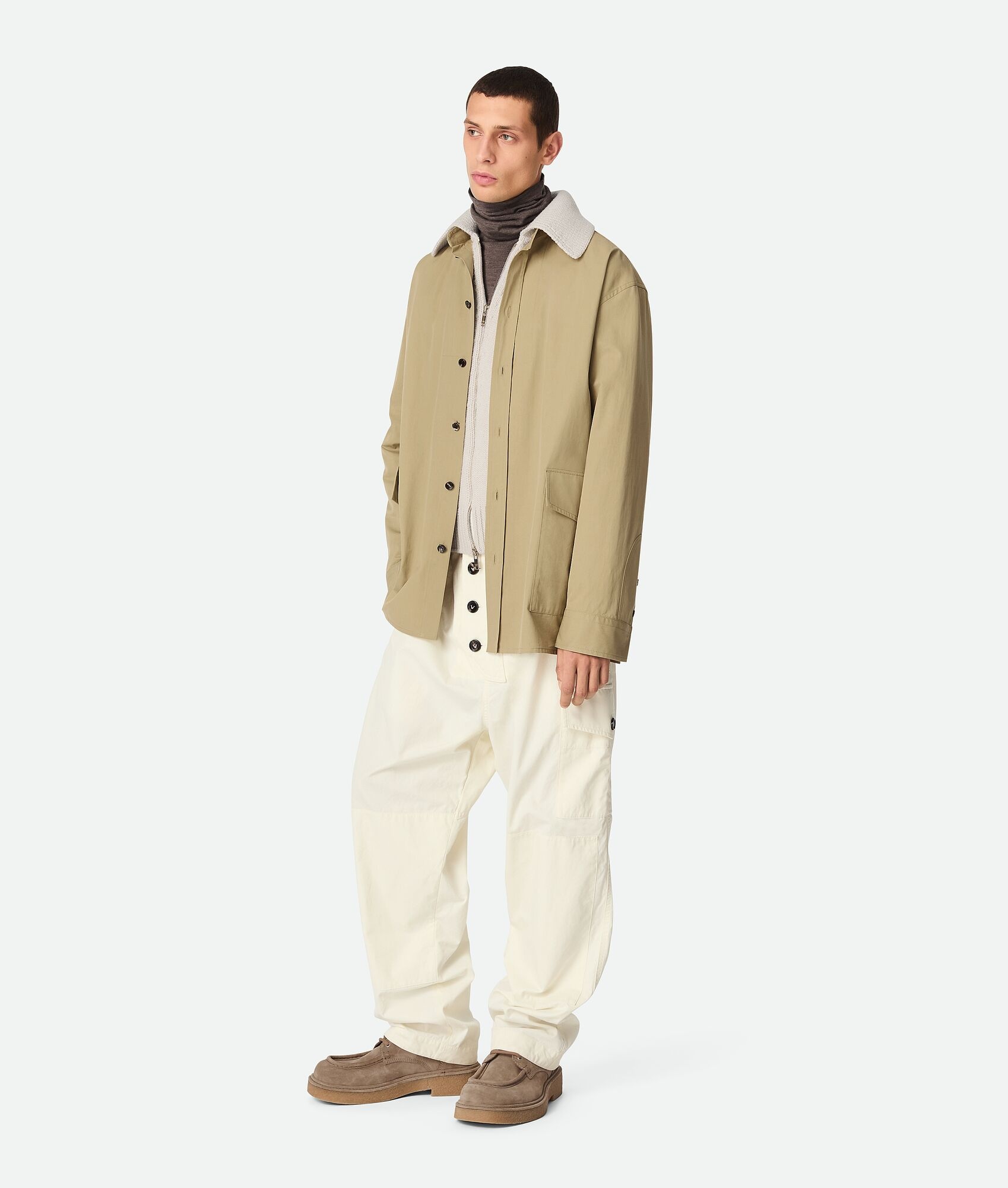 Light Cotton Twill Overshirt - 2