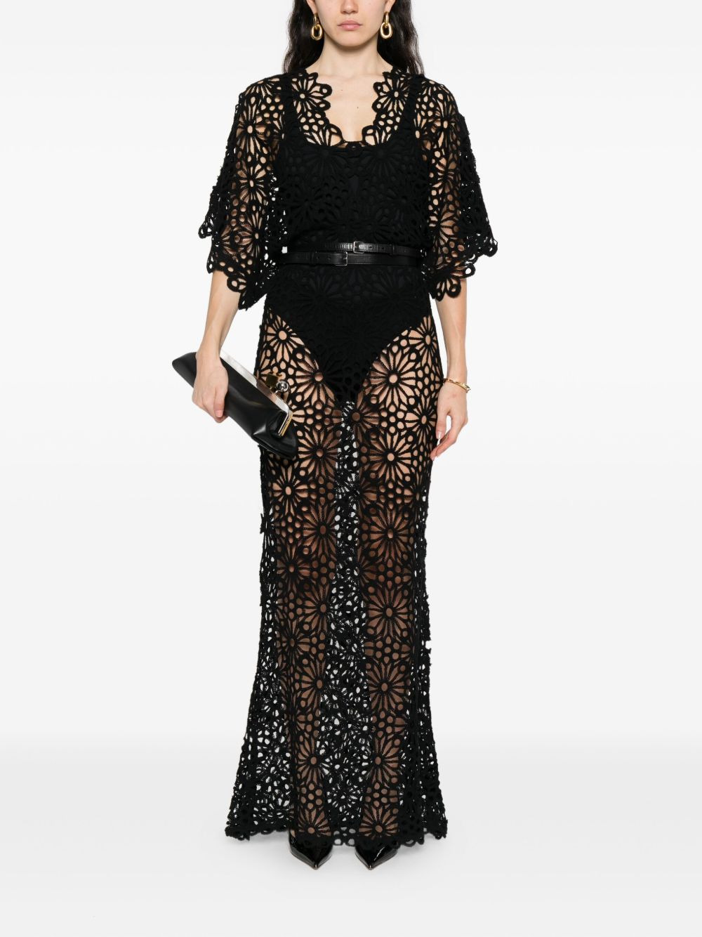 floral-lace dress - 2