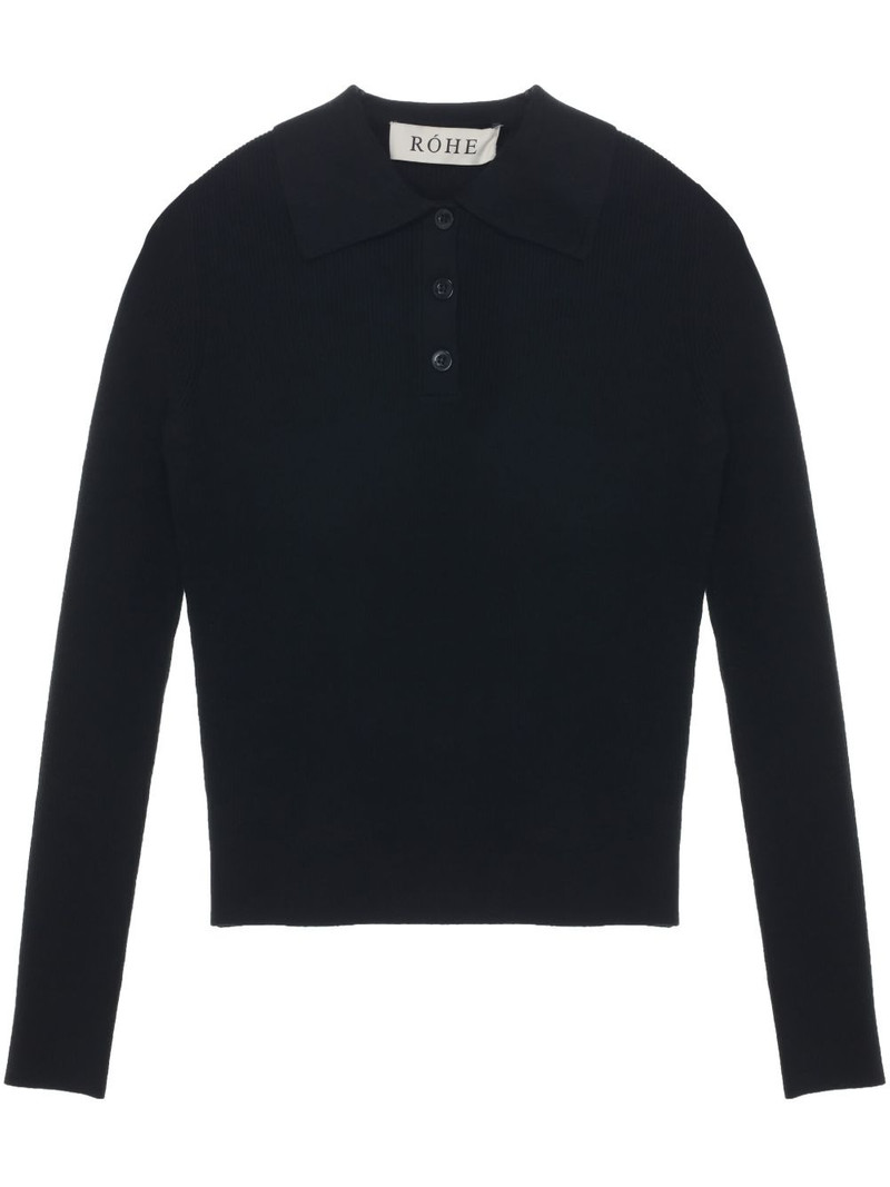 long-sleeve polo shirt 1